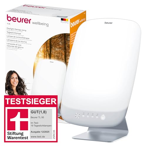 Beurer TL 95 Tageslichtlampe mit 14.000 Lux, SunLike LED-Technologie und Dimmer