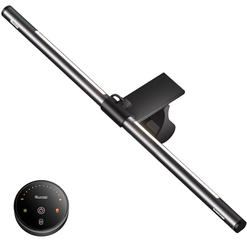 Quntis Curved Monitor-Lampe mit 51 cm Breite und Hintergrundbeleuchtung auf einem gebogenen Bildschirm