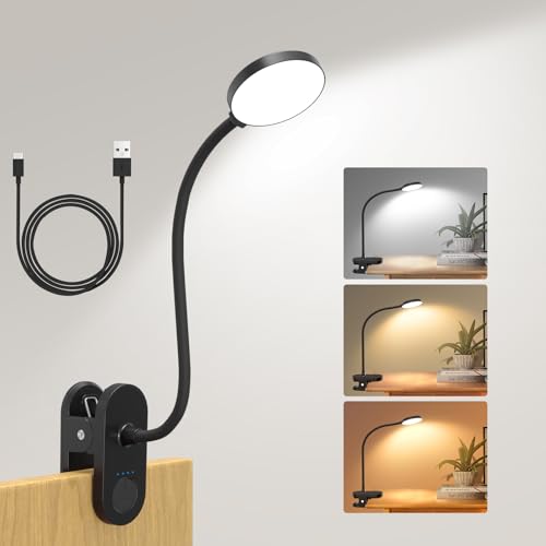 ZAPLIT Akku-Klemmlampe mit USB-C und flexiblem Schwanenhals