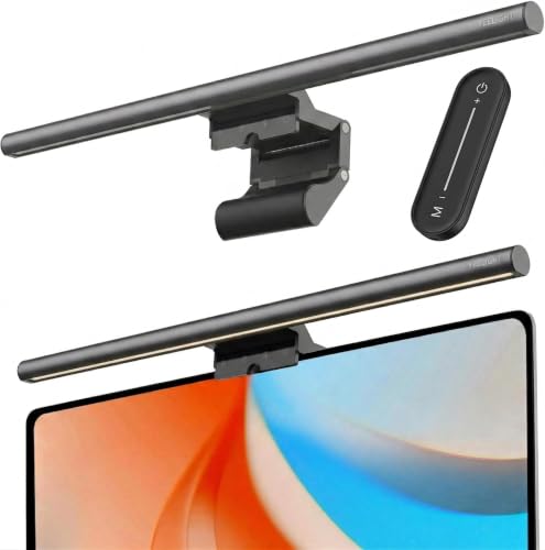 Yeelight Monitor Light Bar 40 cm mit Fernbedienung und Touch-Steuerung auf einem Monitor